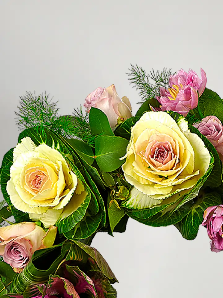 10 Corone Floreali Per Capelli – Fiori Di Carta E Foglie In Stoffa, Diametro 18,5 Cm, Assortite In 10 Colori Per Matrimoni E Feste - 5